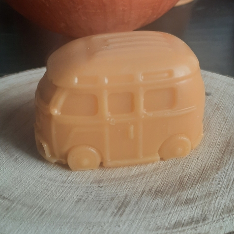 Vw Bus Frühlings Mango vegane Duschseife 