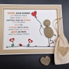 Steinbild - als Geschenk für liebe Menschen 