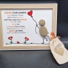 Steinbild - als Geschenk für liebe Menschen 