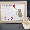 Steinbild - als Geschenk für liebe Menschen 