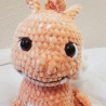Drache Loulou, Unikat,  Amigurumi,  ca. 20x25 cm, gehäkelt 