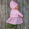Tunika Legging und Mütze Kleidung passend für Puppen 32 cm Neu