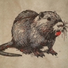 NEU Stickdatei Nutria in Naturfarben Donny