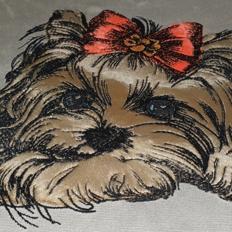 NEU Stickdatei Applikation Yorkshire Terrier Lisa Lunachild