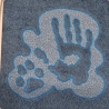 Embossed Datei - rechte Hand und Pfote - 19.31x18.67 cm