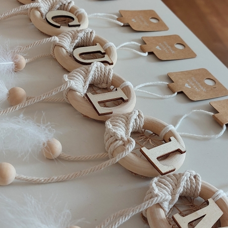 Traumfänger U Boho Autospiegel Anhänger Geschenkidee