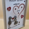 Steinbild als Geschenk für Verliebte - Mein Herz schlägt für Dich