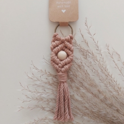 Anhänger Schlüsselanhänger Taschenanhänger Keychain Makramee