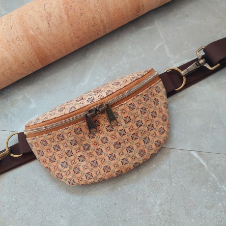 MINI-Bauchtasche aus KORK, NATUR fair vegan handmade