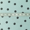 She Who Sews - aqua button toss