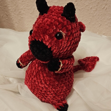 Capybara,  Wasserschwein, Amigurumi,  ca. 17 cm hoch, gehäkelt 