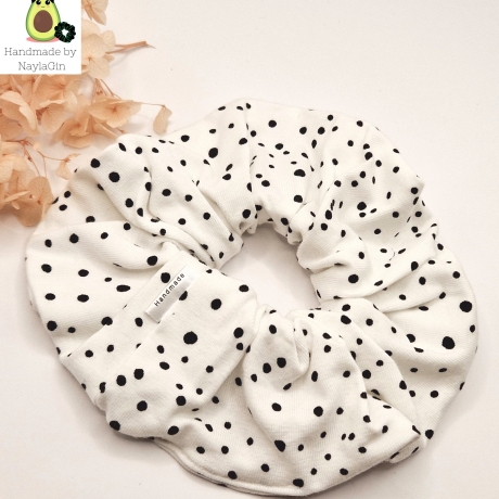 Handmade Haargummi (2Stück) Dotty/ Dotty XL