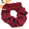 Handmade Haargummi (2Stück) Mauve XL/ Bordeaux Spitze XL