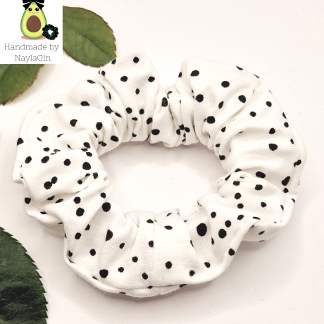 Handmade Haargummi (2Stück) Dotty/ Dotty XL