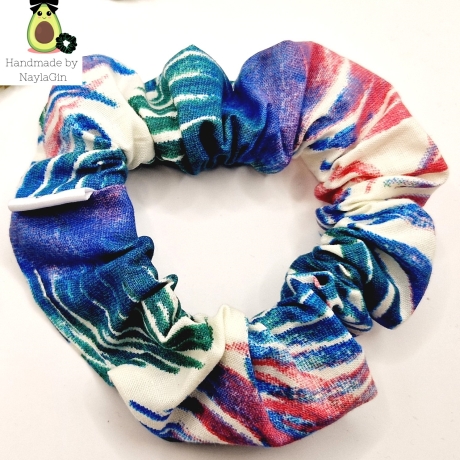 Handmade Haargummi (2Stück) Tropical / Tropical XL