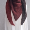 Dreieckstuch - handgestrickt - Farbverlauf - leichtes Tuch