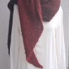 Dreieckstuch - handgestrickt - Farbverlauf - leichtes Tuch