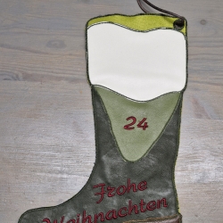 Großer Stiefel für Geschenke/ Advent/ Weihnachten - 19,6x35,2 cm
