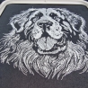 NEU Stickdatei Bernhardiner Silvester Hund 