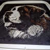 NEU Stickdatei Bernhardiner Three Colors Dolph 