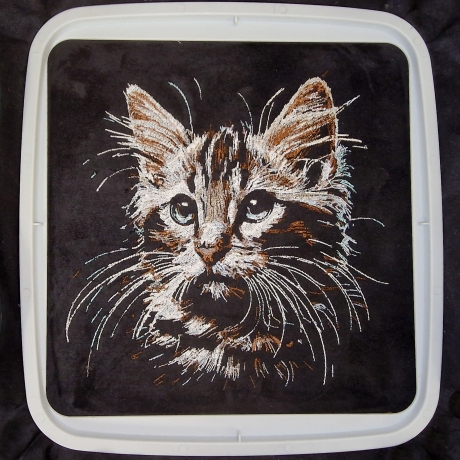 NEU Stickdatei Katze Bengalen Colors Georgie Lunachild