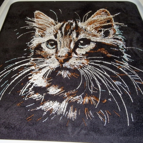 NEU Stickdatei Katze Bengalen Colors Georgie Lunachild