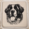 NEU Stickdatei Bernhardiner Magic Hund 