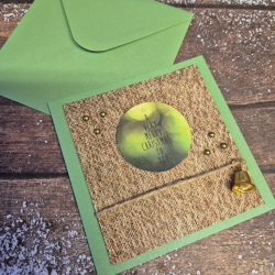 Karte zu Weihnachten Weihnachtskarte Glocke