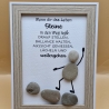 Steinbild als Geschenk für liebe Menschen ... Wenn Dir das Leben 