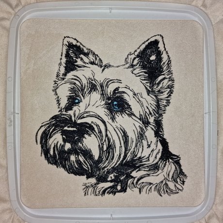 NEU Stickdatei Cairn Terrier Cully Hund 