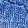 Beutel / Projektbeutel - gestrickt - blau - 