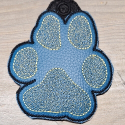 Advent/ Weihnacht/ Geschenke Pfote - 11,2 x 13,7 cm - Stippling