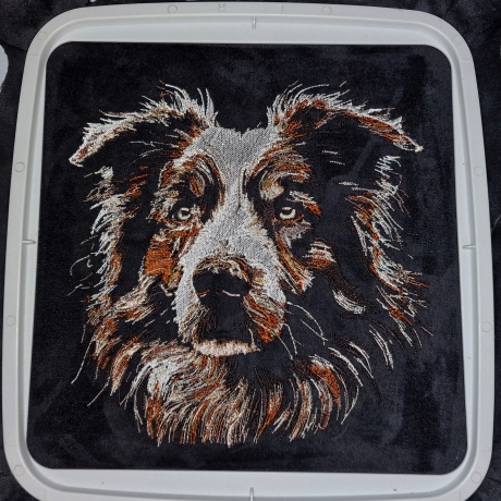 Neu Stickdatei Australian Shepherd Bart Lunachild