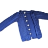 Strickjacke Baby in Blau und der Größe 74/80