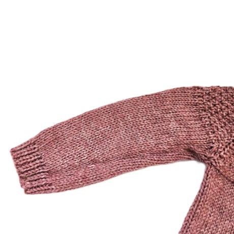 Strickjacke Baby aus Merino Blush Größe 86/92