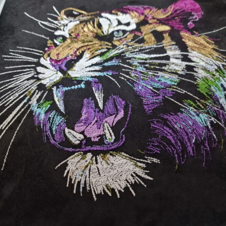 Neu AUFWENDIGE Stickdatei Tiger Ervin Lunachild