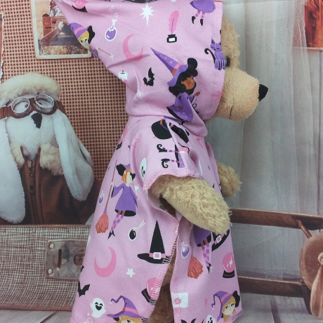 Halloween Kleidung rosa passend für Bären Stofftiere 37/40 cm Neu