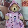 Halloween Kleidung rosa passend für Bären Stofftiere 37/40 cm Neu