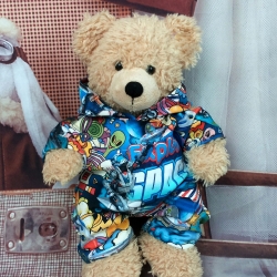 Bärenkleidung Space Overall passend für Bären Teddybär 28 cm Neu