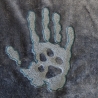 Embossed Datei - Pfote in der rechten Hand - 16.04x19.53 cm