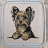 NEU Stickdatei Applikation Yorkshire Terrier Charly