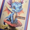 Grußkarte Karte mit Drachen Stay strong