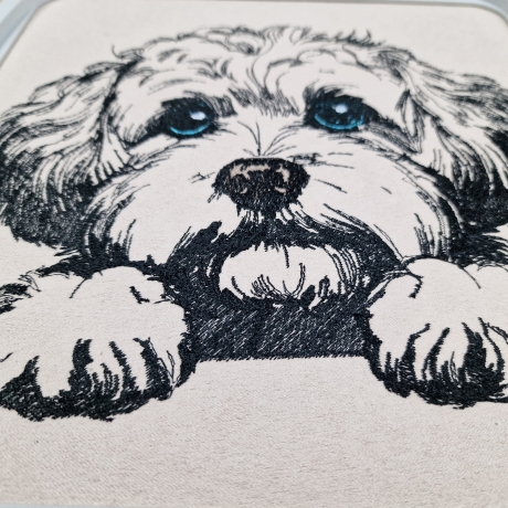 NEU Stickdatei Bichpoo Annika Hund LunaChild
