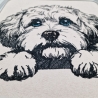 NEU Stickdatei Bichpoo Annika Hund LunaChild