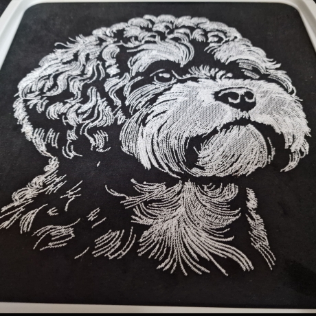 NEU Stickdatei Bichpoo Fritzel Hund LunaChild