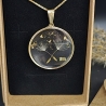 Blütenschmuck Echtblüten Anhänger 18k/24k Gold/ Sterling Silber 