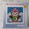 Stickpackung für Kids Pinguin 