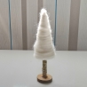 Deko Tannenbäumchen aus Filzwolle - Weihnachten