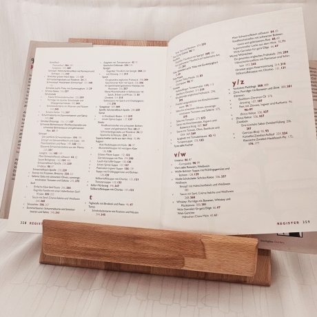Buchständer, Nachttisch, Buchablage, Buchstütze, Dekoration