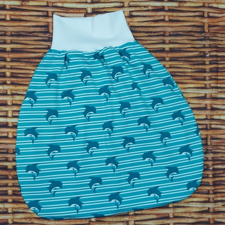Pucksack, Schlafsack, Strampelsack - Delphine petrol